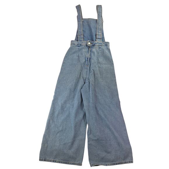Topshop | Wide Leg-Cropped-Overalls | Size 4 - Picture 5 of 7